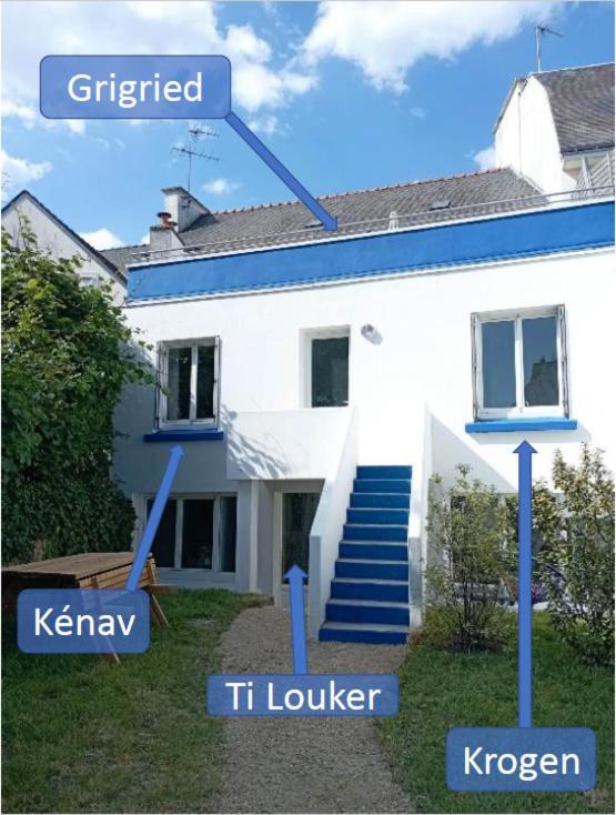 Le Kenav - Studio A 300 M Du Port Locmiquelic Экстерьер фото